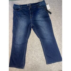DG2 Diane Gilman Up Lifter Fit Solution Boot Cut Jeans Plus Size 24 Petite NEW‎
